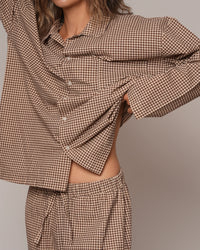 Marea - Pyjamas Marron check