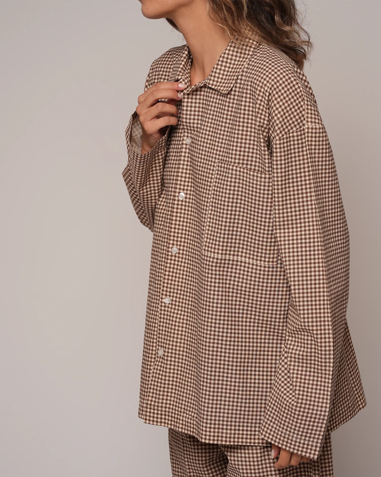 Marea - Pyjamas Marron check