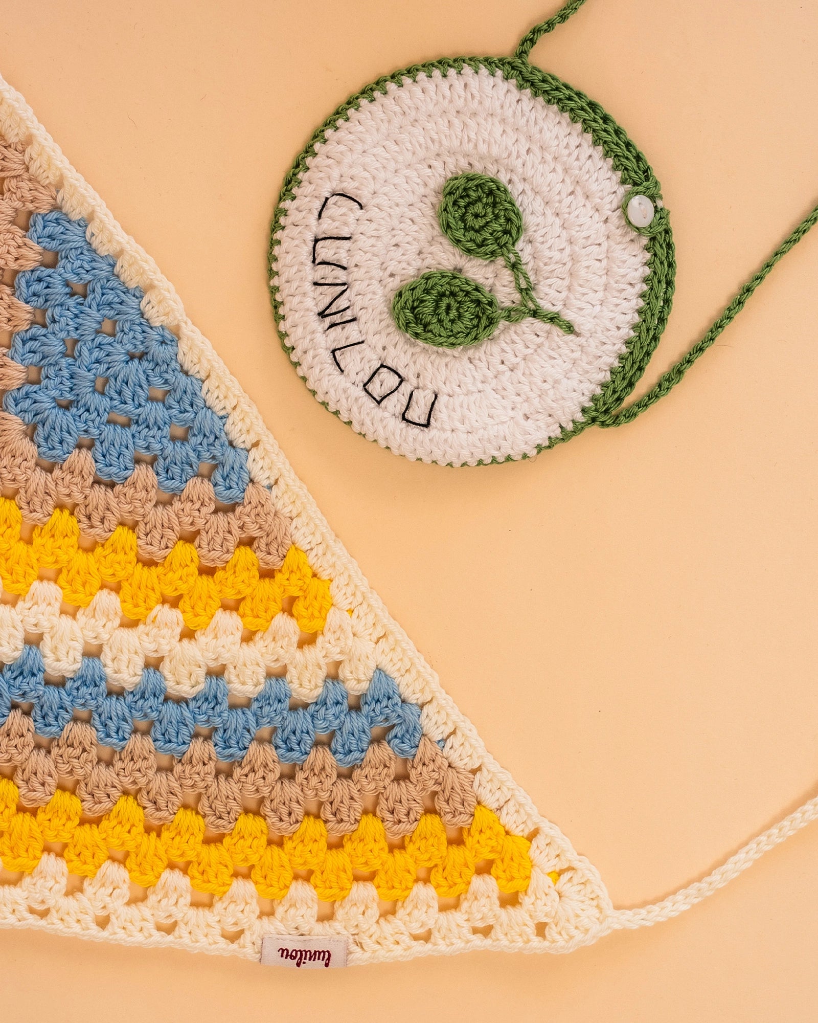Olive Crochet Bag