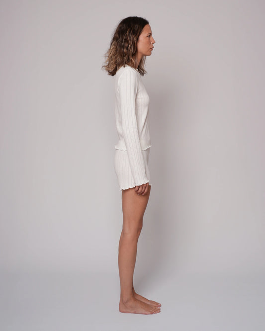 Paloma - Pointelle Set Short Crema