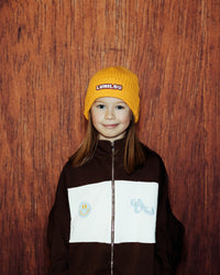 lunilou kids beanie yellow