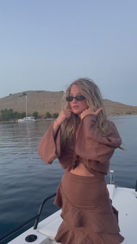 Isola shirt - chocolat