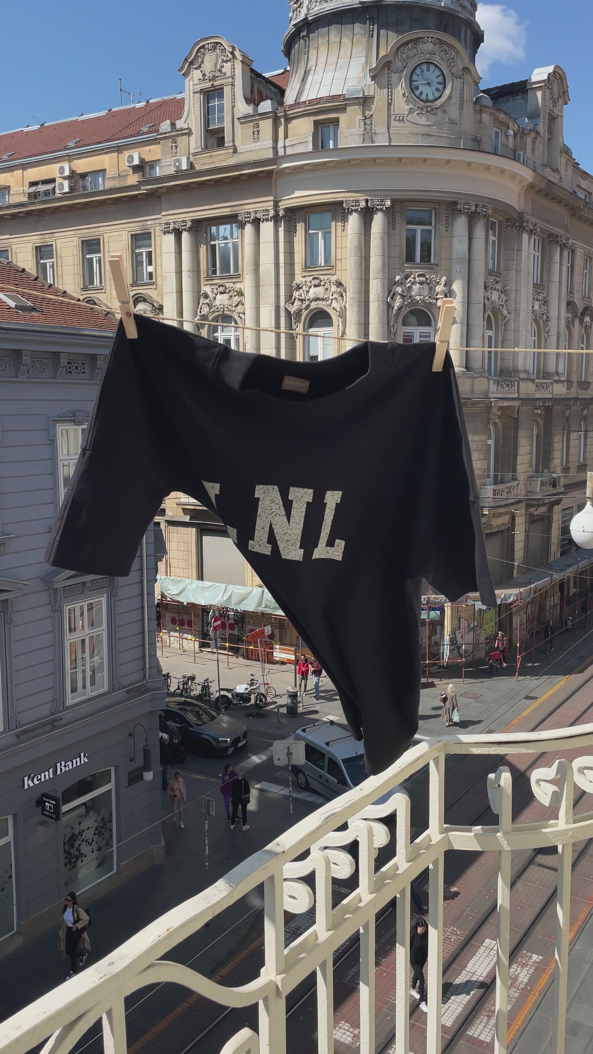 LNL unisex oversized t-shirt black
