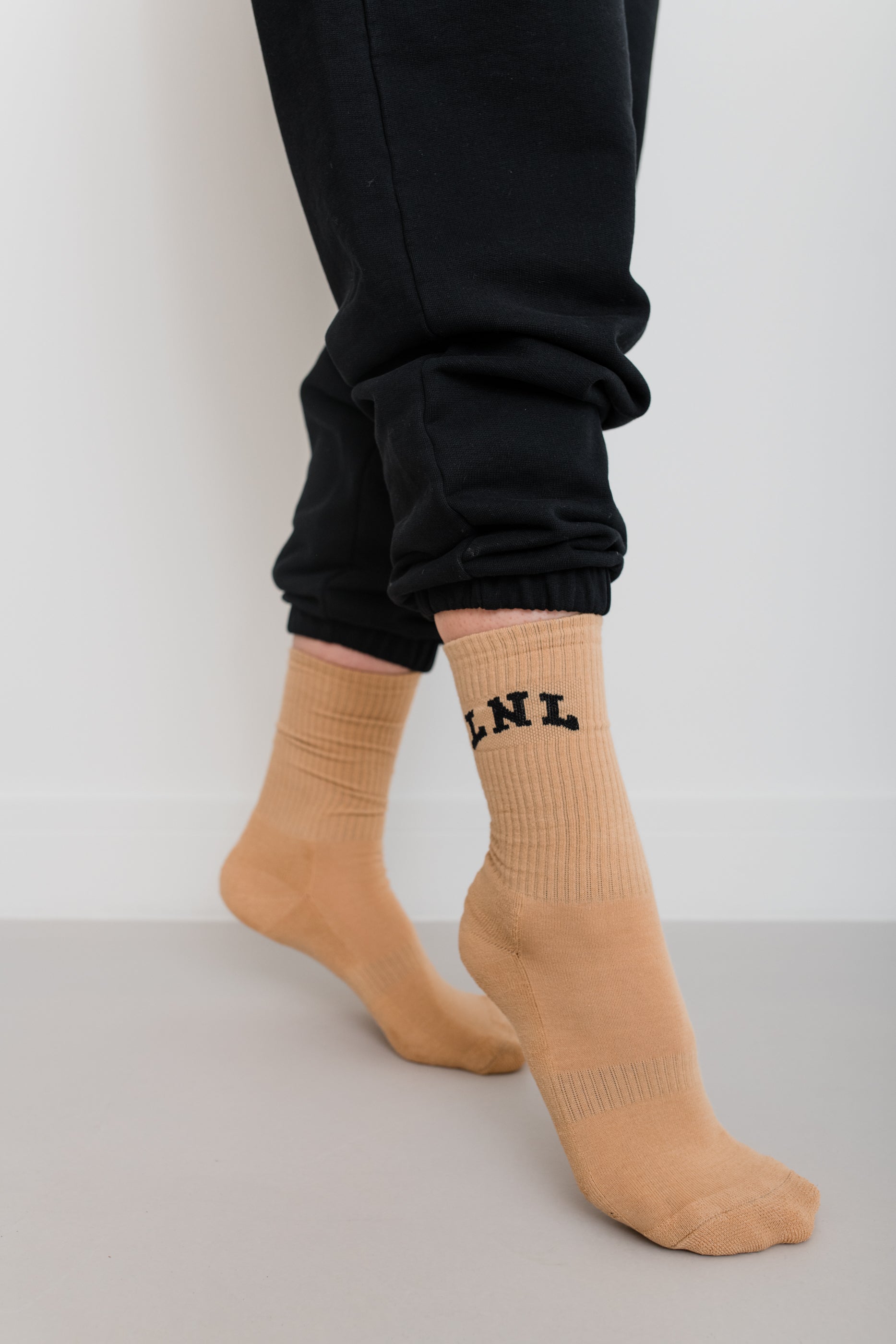 LNL socks - latte