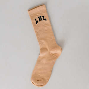 LNL socks - latte
