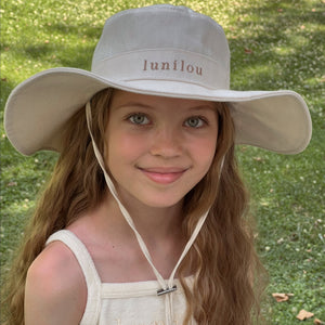 Bucket hat with straps - kids