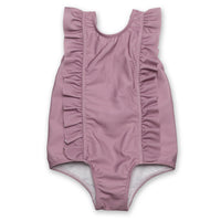 Swimsuit Volants Mauve