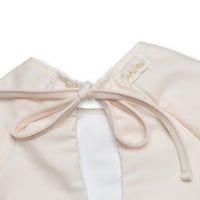 Swimsuit Long Sleeve Volants Iced Latte