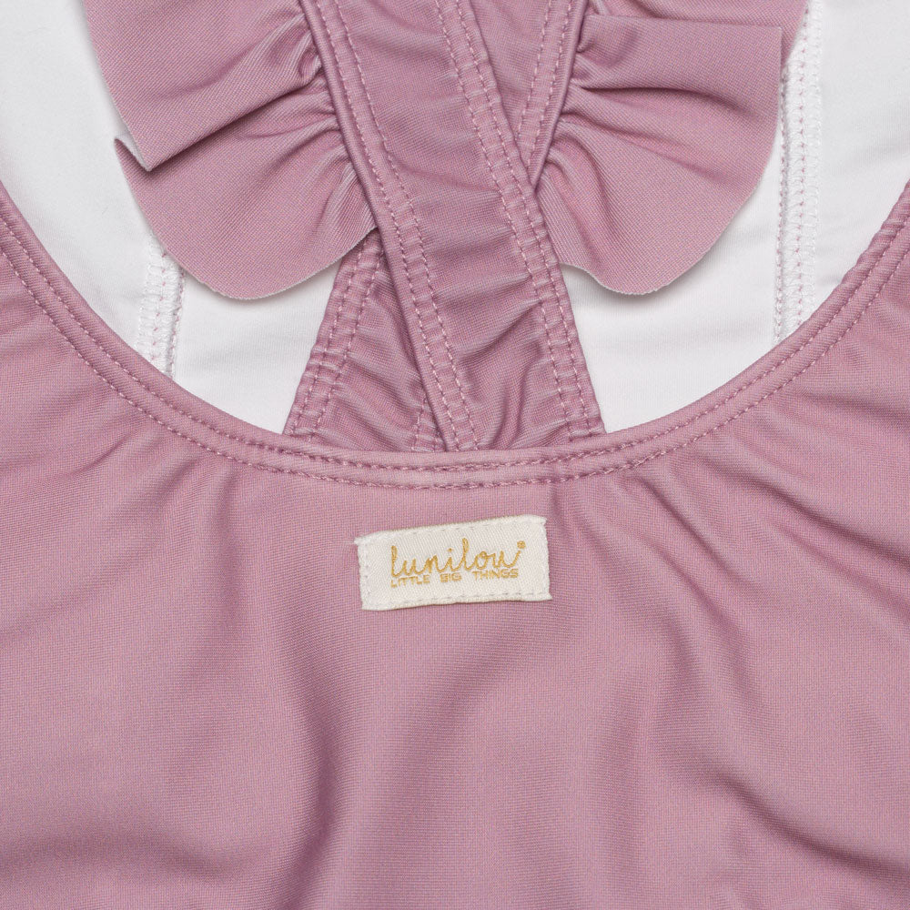 Swimsuit Volants Mauve