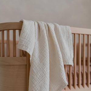 Muslin swaddle off white