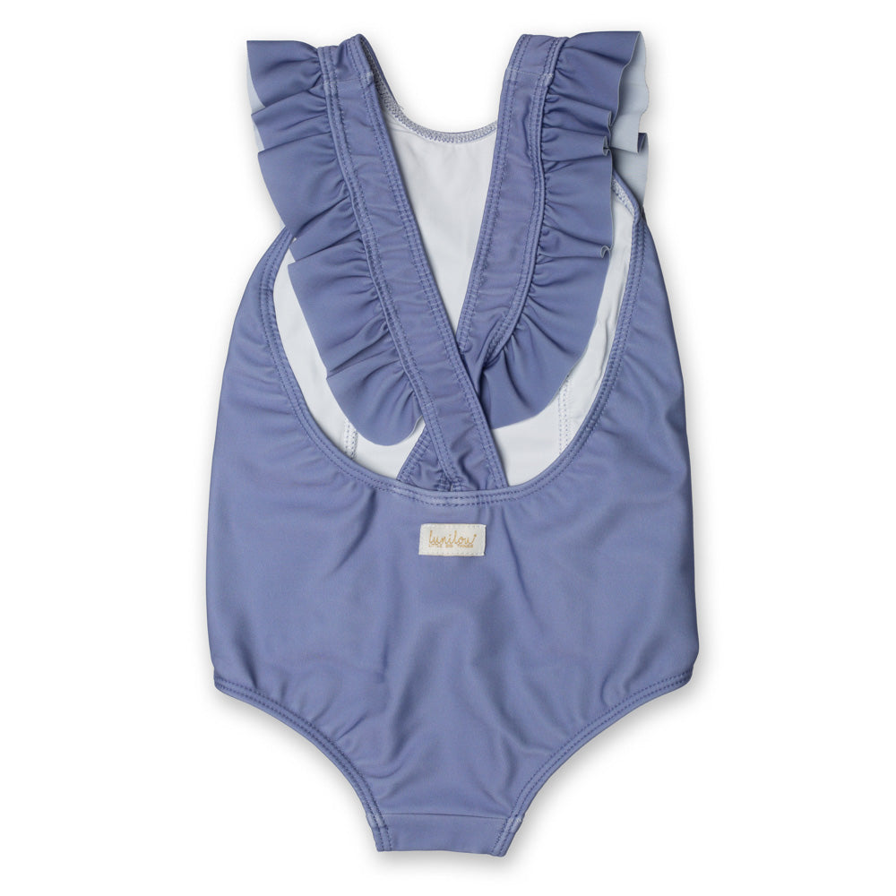 Swimsuit Volants Adriatic Blue