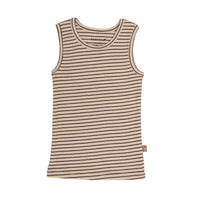 Kids tank top unisex iced latte/chocolat