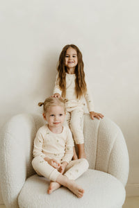 Rib pyjama unisex olives