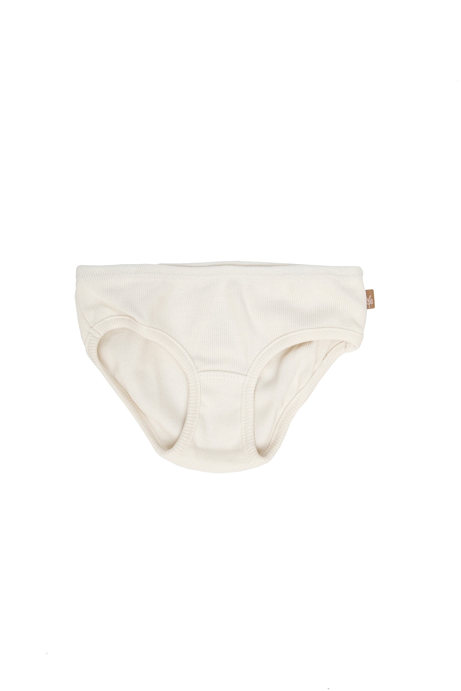 Girls panties stripes sand/off white duopack