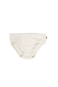 Girls panties stripes sand/off white duopack
