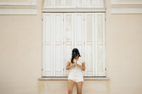 St. Tropez terry Jumpsuit off white