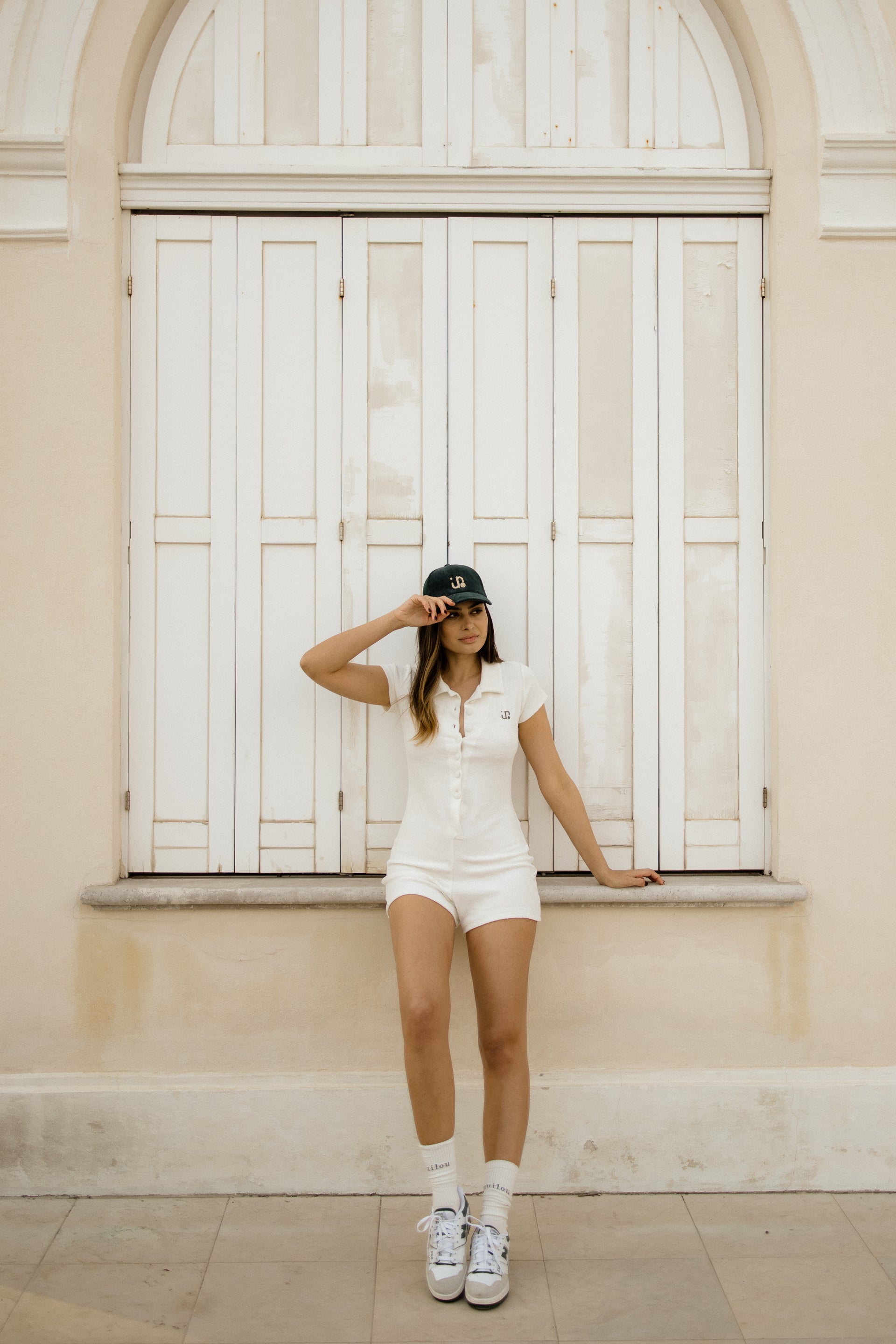 St. Tropez terry Jumpsuit off white