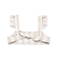Bikini Volants Stripes Iced Latte
