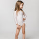 Swimsuit Long Sleeve Volants Iced Latte