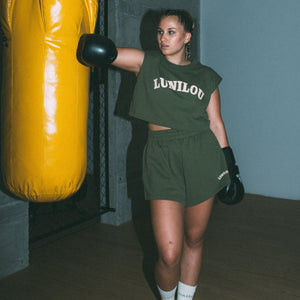 boxing top olive