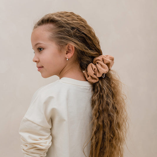 Hair scrunchie Maple sugar