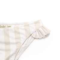 Bikini Volants Stripes Iced Latte