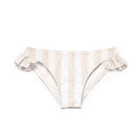 Bikini Volants Stripes Iced Latte