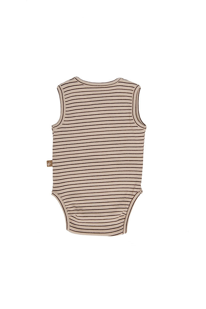 Rib tank body iced latte/chocolat