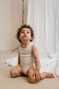 Rib tank body off white