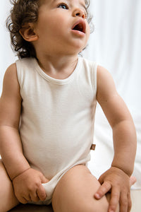 Rib tank body off white