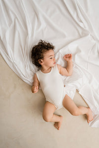 Rib tank body off white