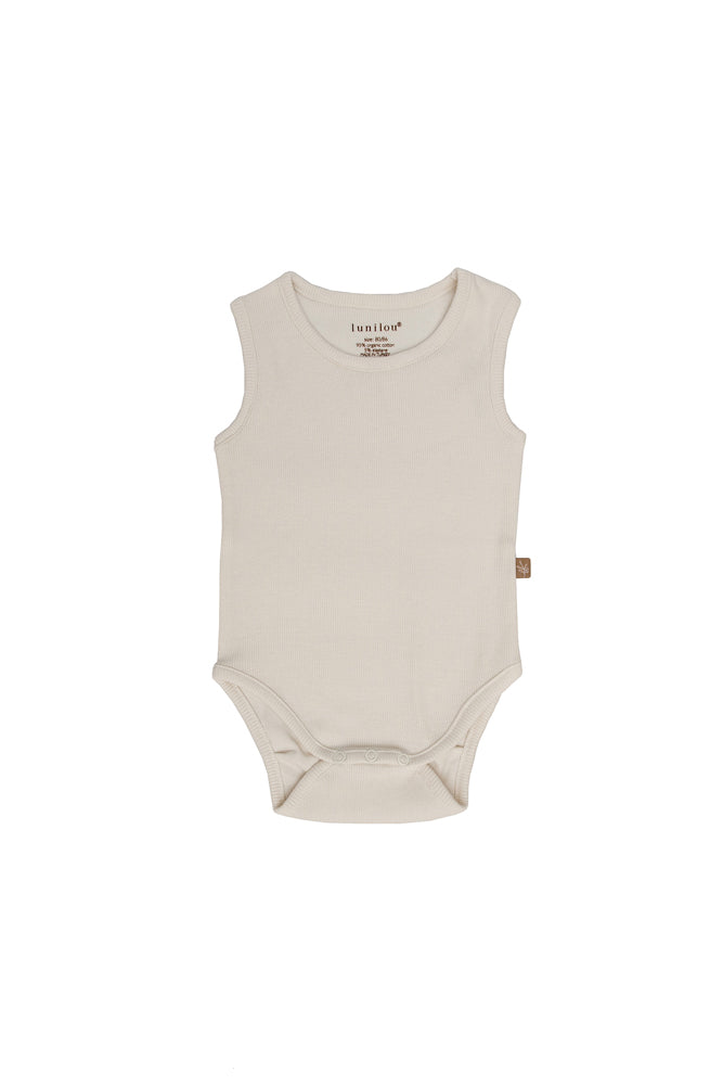Rib tank body off white