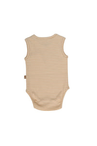 Rib tank body sand/off white