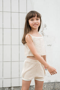 French terry towel retro shorts Brazilian Sand